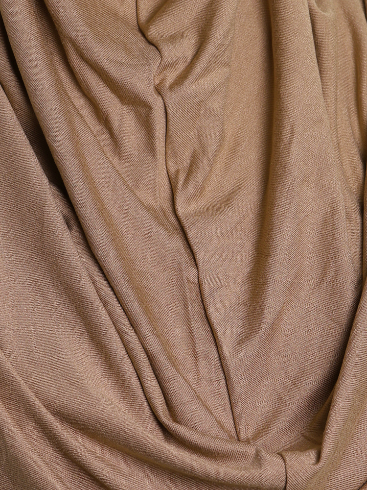 Sugar Brown Plain Jersey Al Amira Hijab