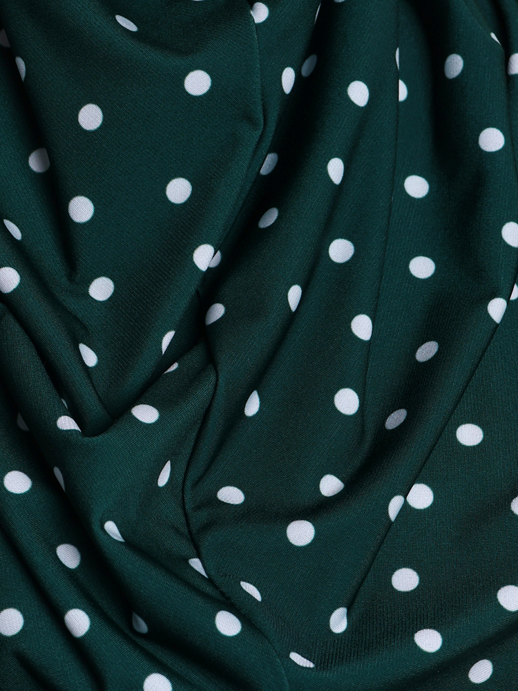 Forest Polka Dot Print Al Amira Hijab