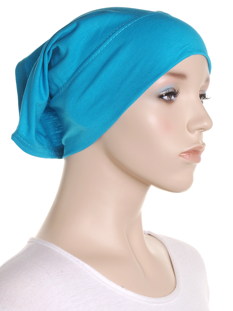 Persian Blue Plain Cotton 2 Pce Al Amira Hijab - Hijab Store Online