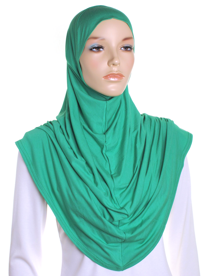 Emerald Plain Jersey Al Amira Hijab