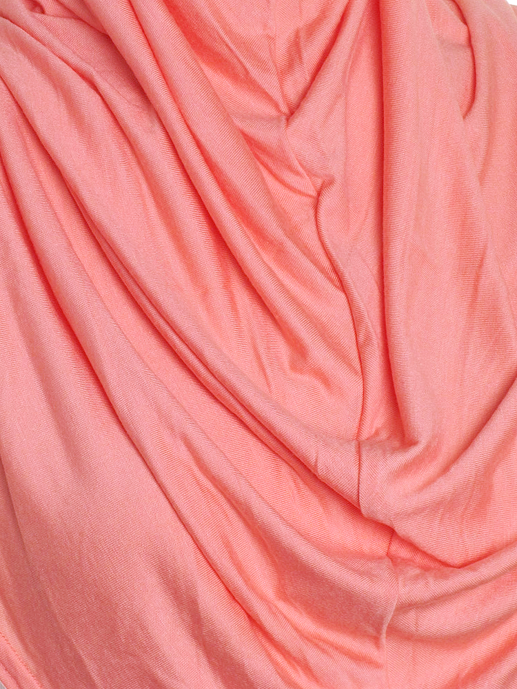 Peach Pink Plain Jersey Al Amira Hijab