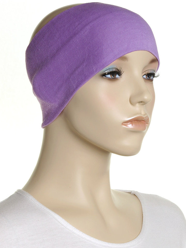 Orchid Wide Plain Headband - Hijab Store Online