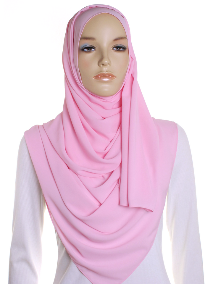 Baby Pink Premium Chiffon Hijab