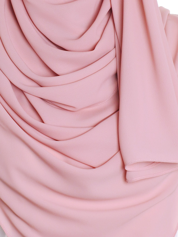 Blush Pink Premium Chiffon Hijab