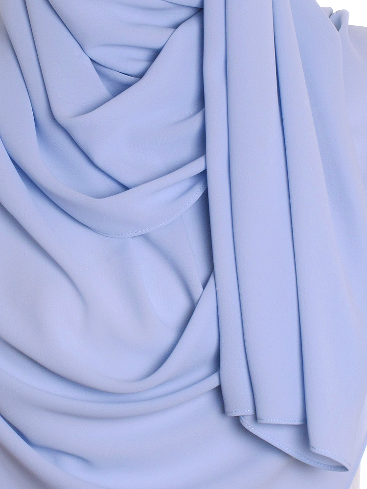 Chambray Blue Premium Chiffon Hijab