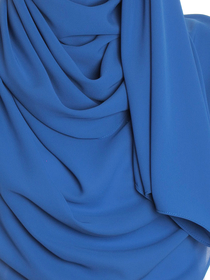 Egyptian Blue Premium Chiffon Hijab