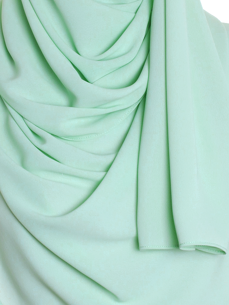 Mint Premium Chiffon Hijab