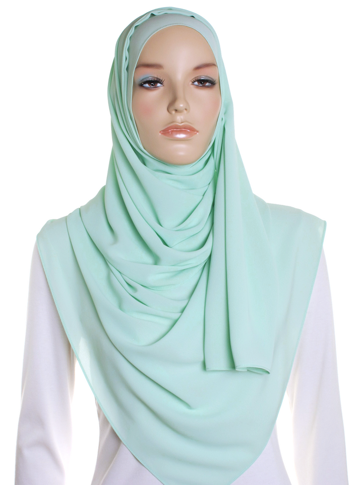 Mint Premium Chiffon Hijab