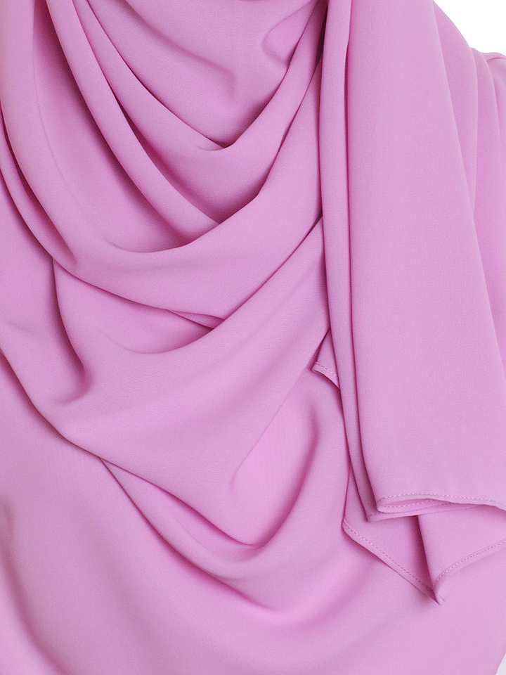 Moonlit Mauve Premium Chiffon Hijab