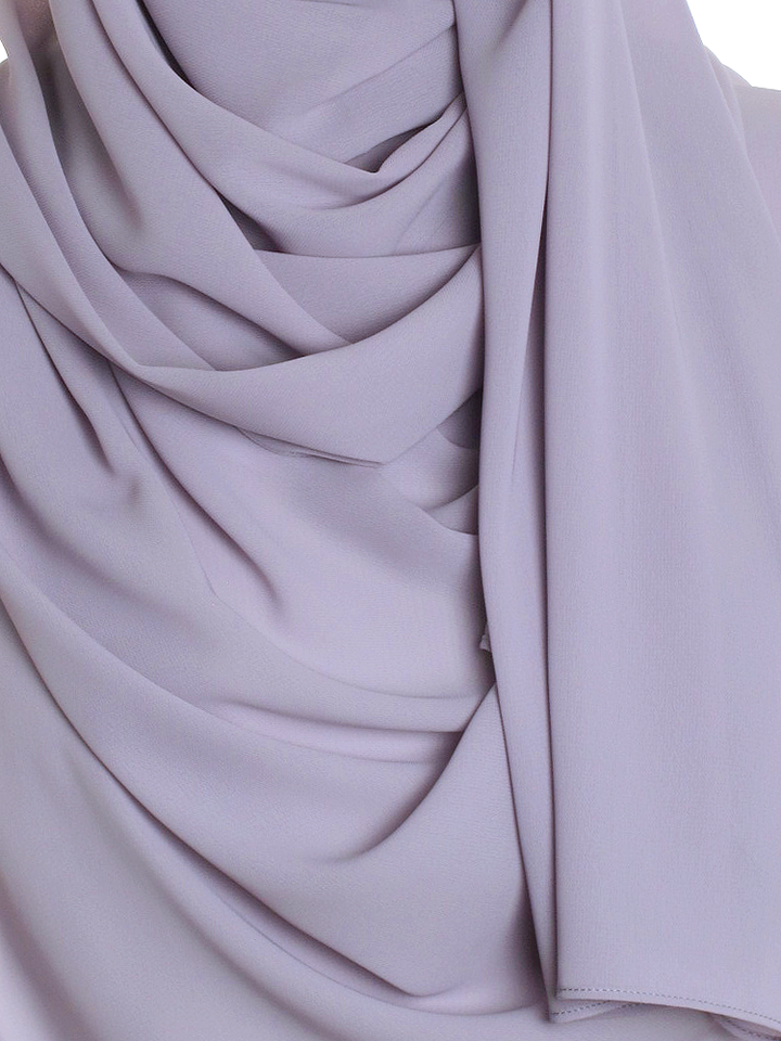 Tranquil Grey Premium Chiffon Hijab