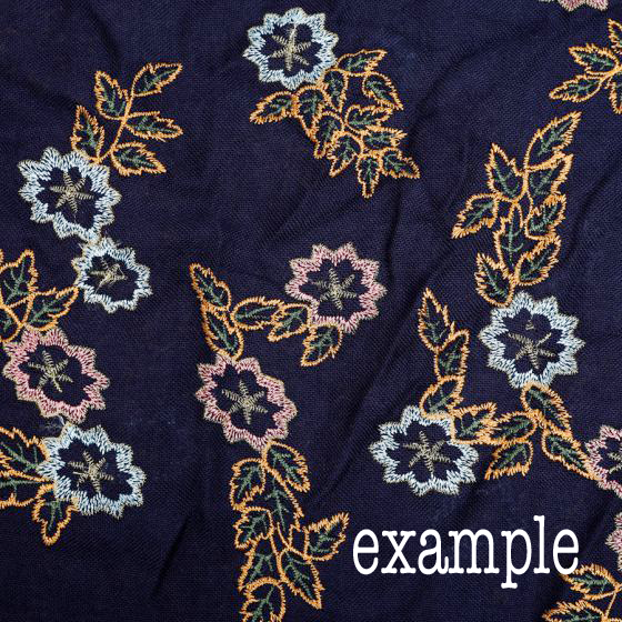 Green Floral Embroidered Hijab - Hijab Store Online