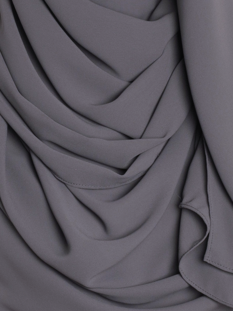 Charcoal Premium Chiffon Hijab