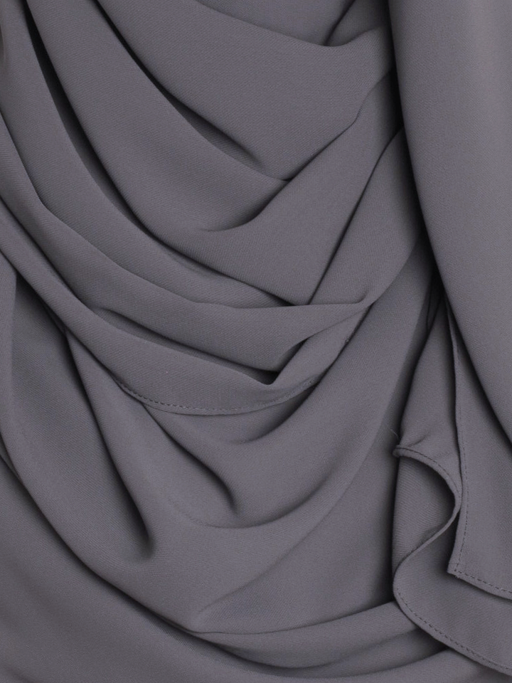 Charcoal Premium Chiffon Hijab