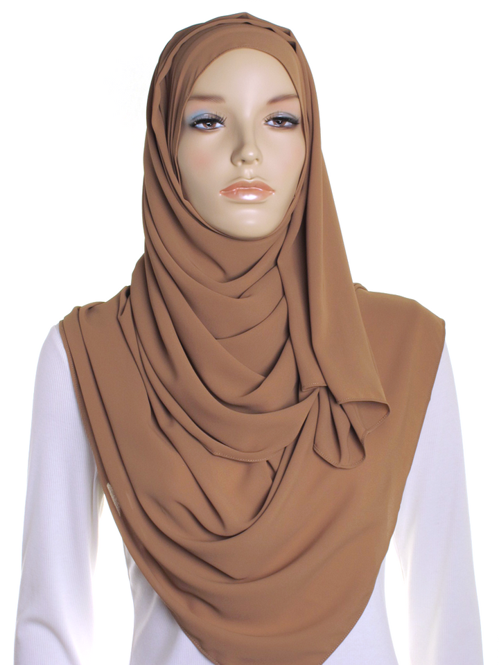 Cocoa Premium Chiffon Hijab