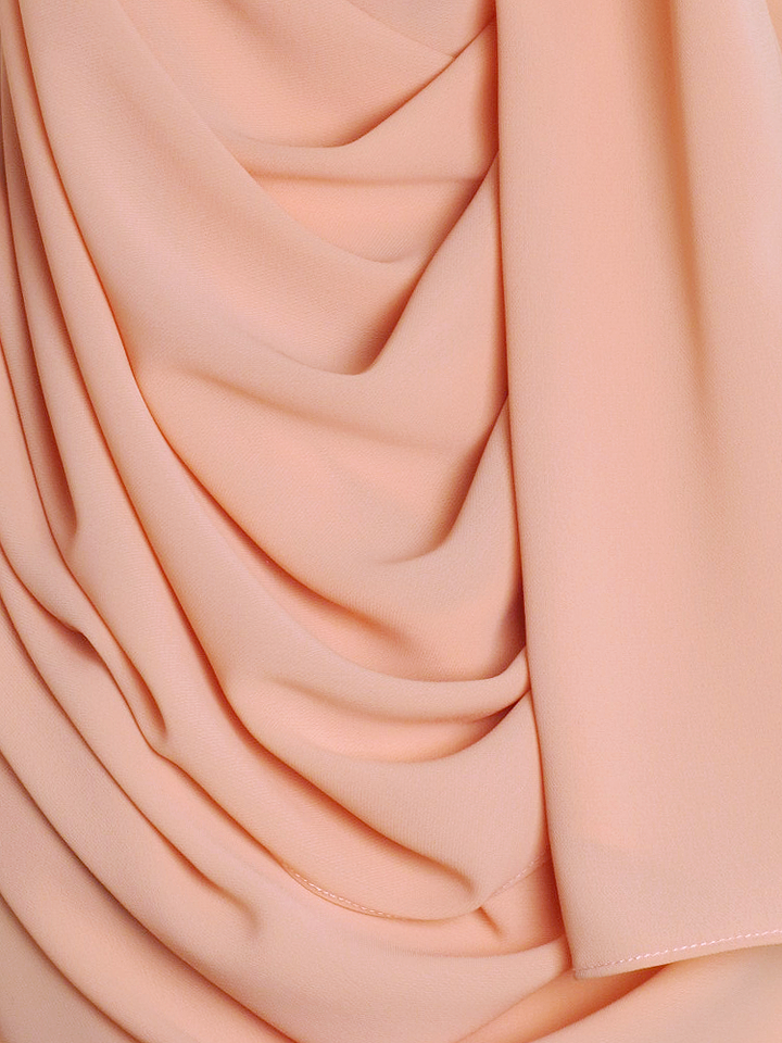 Peach Quartz Premium Chiffon Hijab