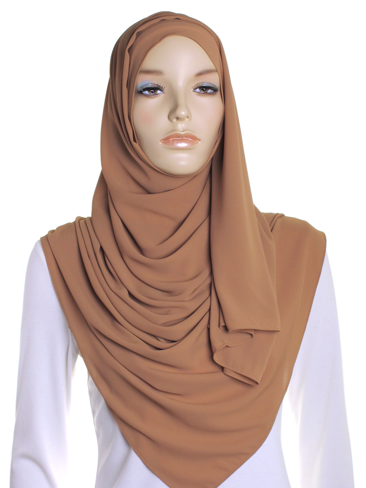 Warm Sand Premium Chiffon Hijab