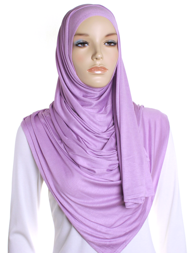 Lavender Premium Cotton Jersey Hijab