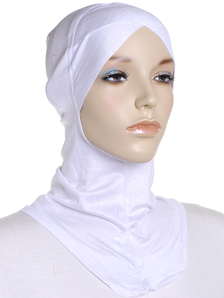 White Criss Cross Ninja Underscarf – Hijab Store Online