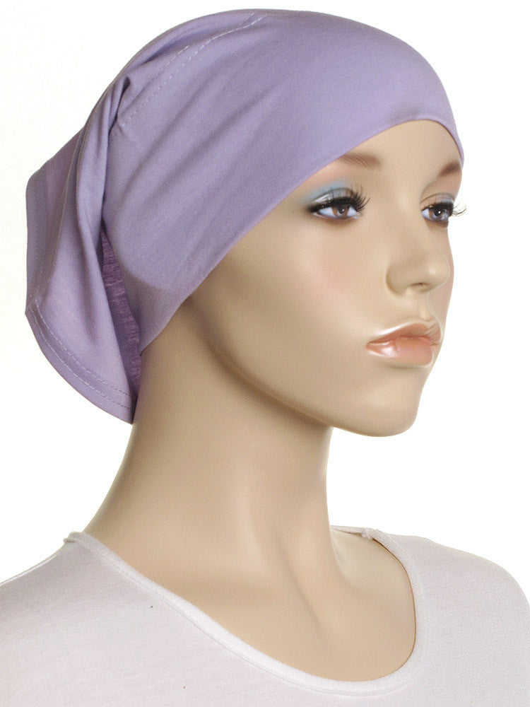 Lilac Plain Cotton Tube Underscarf - Hijab Store Online